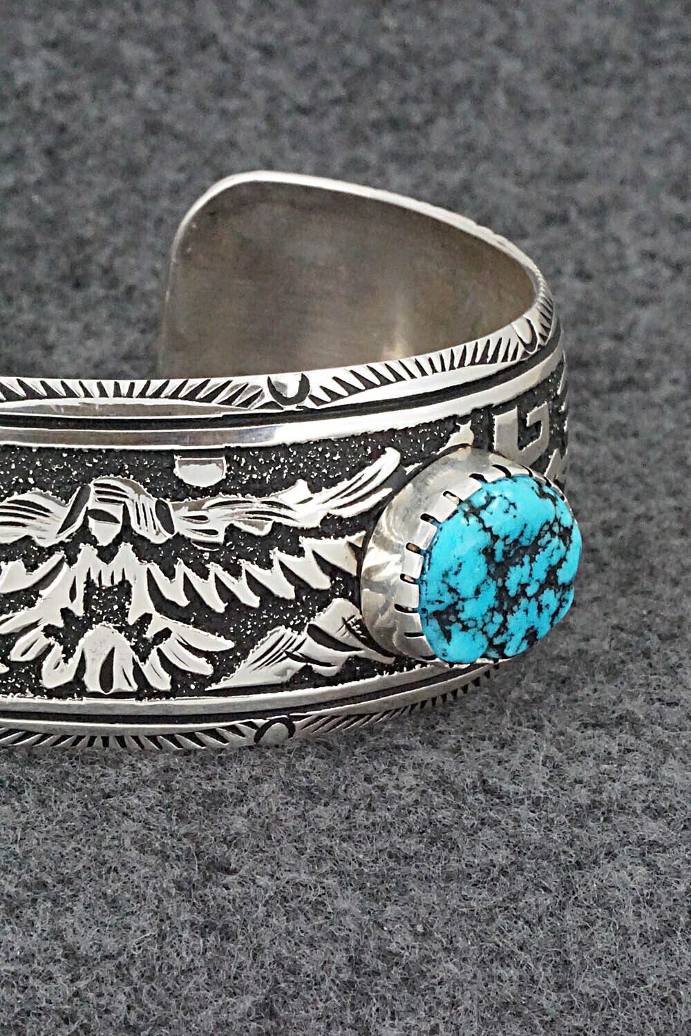 Turquoise and Sterling Silver Bracelet - Richard Singer