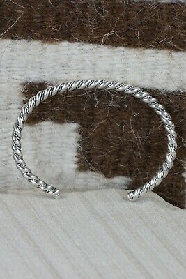 Navajo Sterling Silver Bracelet - Elaine Tahe