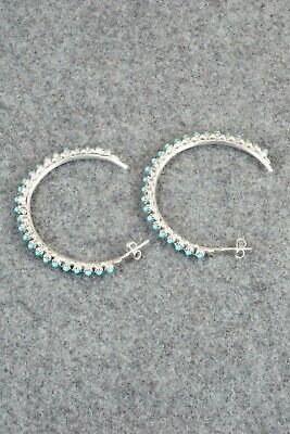 Turquoise & Sterling Silver Earrings - Stephen Haloo