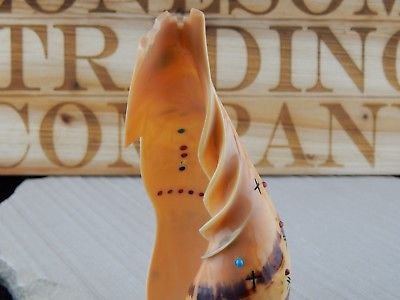 Corn Maiden Zuni Fetish Carving - Stuart Quandelacy - High Lonesome Trading