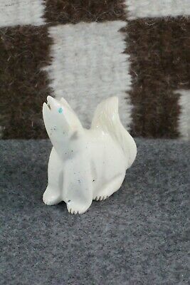 Wolf Zuni Fetish Carving - Calvert Bowannie