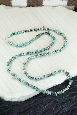 Turquoise & Sterling Silver Necklace - Navajo