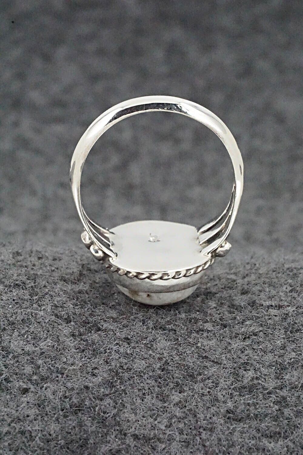White Buffalo & Sterling Silver Ring - Grace Kenneth - Size 8