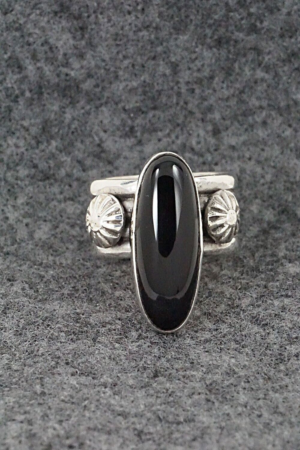 Onyx & Sterling Silver Ring - Ben Begay - Size 6.25