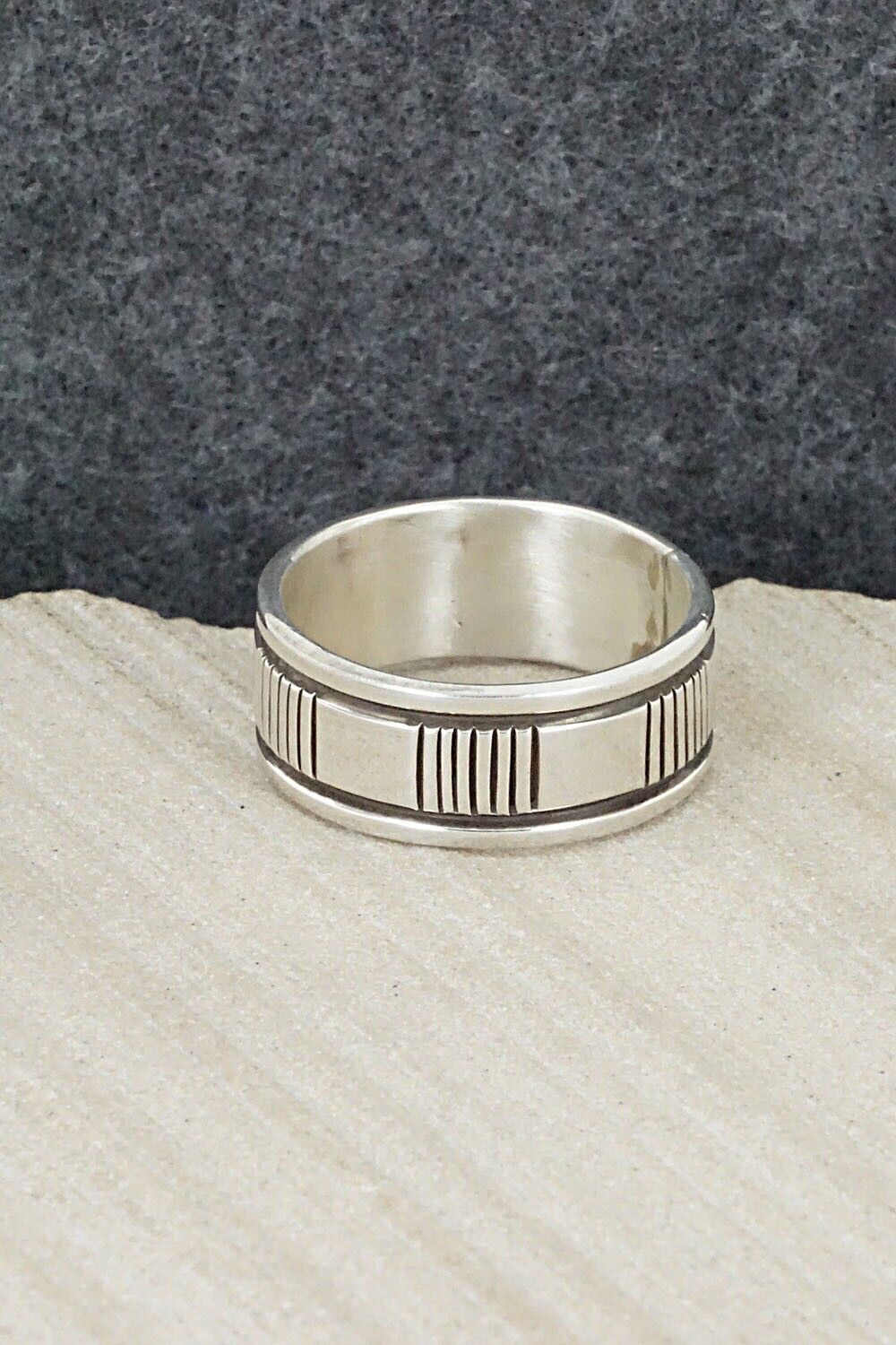 Sterling Silver Ring - Bruce Morgan - Size 11.75