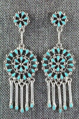 Turquoise & Sterling Silver Earrings - Tricia Leekity