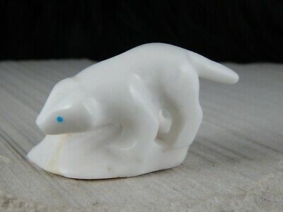 Badger Zuni Fetish Carving - Cameron Nastacio - High Lonesome Trading