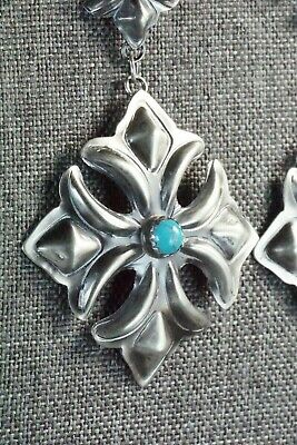 Turquoise & Sterling Silver Earrings - Tim Yazzie