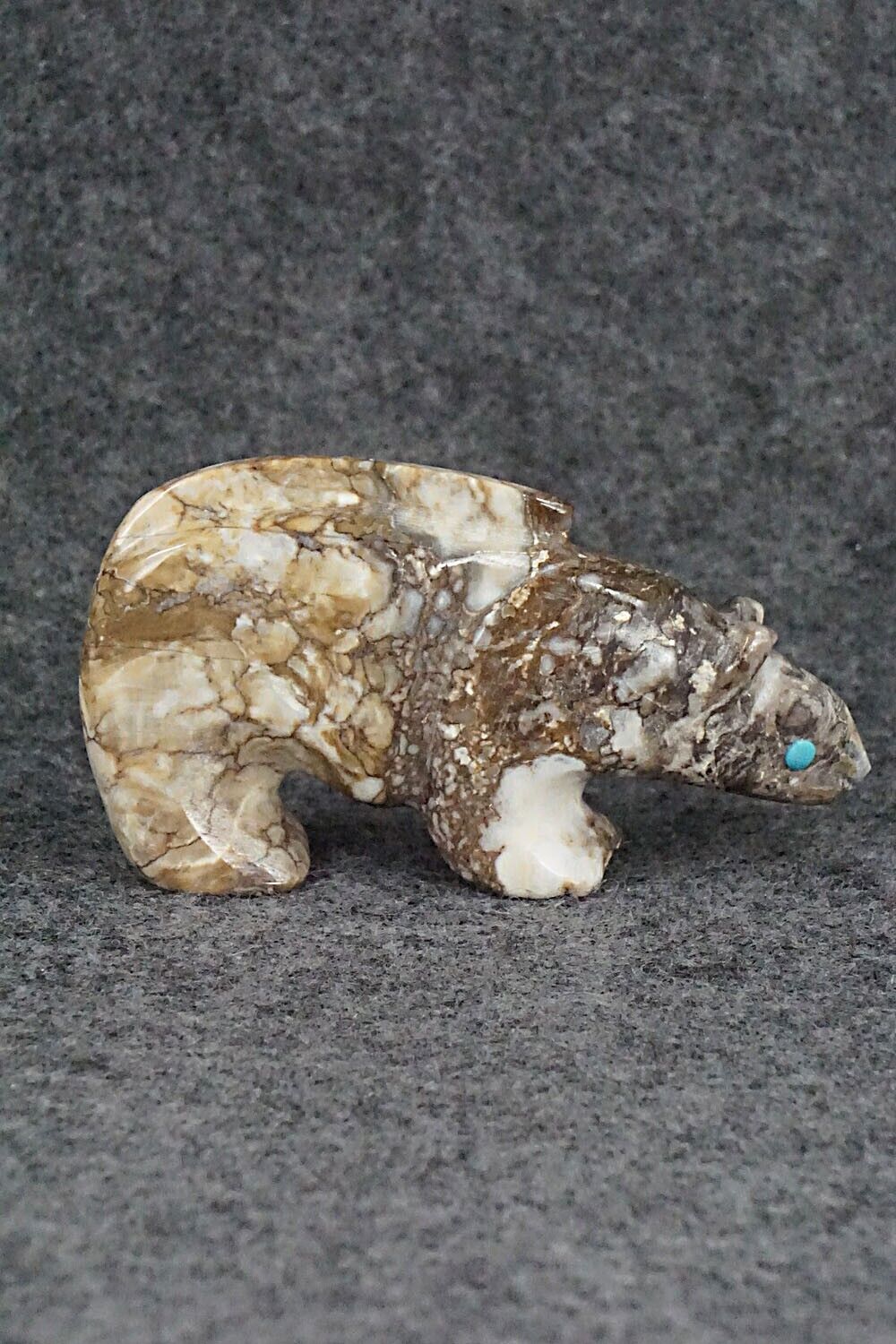 Mountain Lion Zuni Fetish Carving - Ronnie Lunasee
