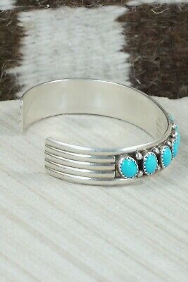 Turquoise & Sterling Silver Bracelet - Michael Calladitto