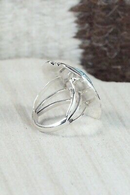 Turquoise & Sterling Silver Ring - Samuel Yellowhair - Size 6.5