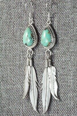 Turquoise & Sterling Silver Earrings - Judy Largo