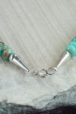 Turquoise & Sterling Silver Necklace - Navajo