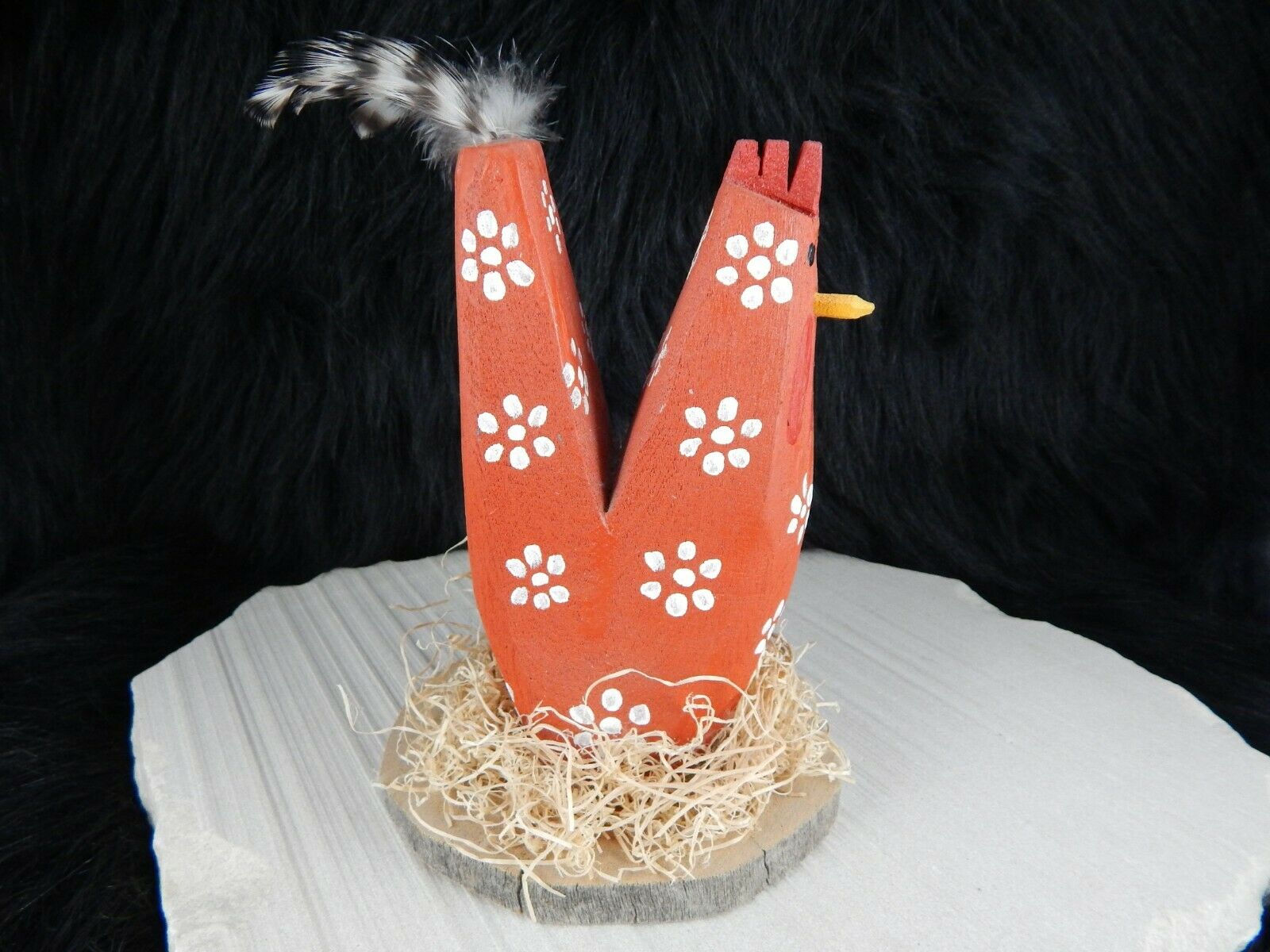Navajo Nesting Chicken Folk Art - I.S. Yaz - Native American - High Lonesome Trading