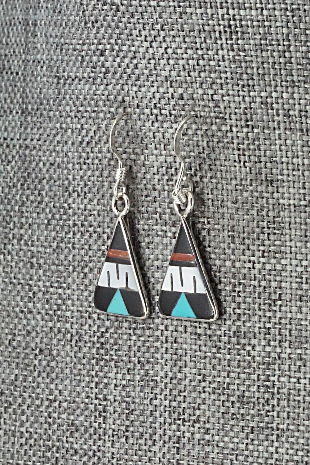 Multi Stone & Sterling Silver Earrings - Rhianna Kallestewa