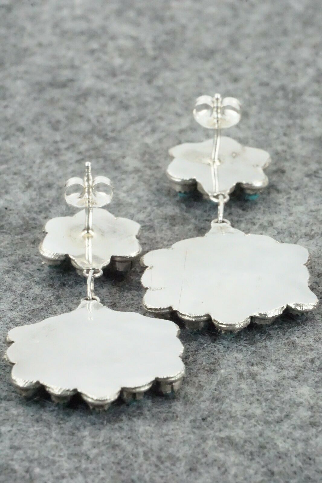Turquoise & Sterling Silver Earrings - Waylon Johnson