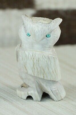 Owl Zuni Fetish Carving - Allison White