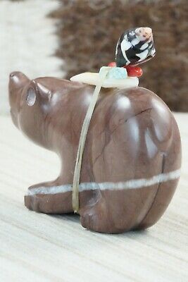 Bear Zuni Fetish Carving - Randy Lucio