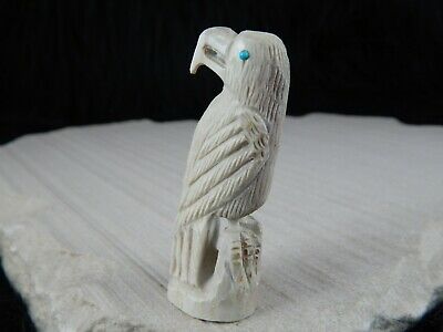 Eagle Zuni Fetish Carving - Garrick Weeka - High Lonesome Trading