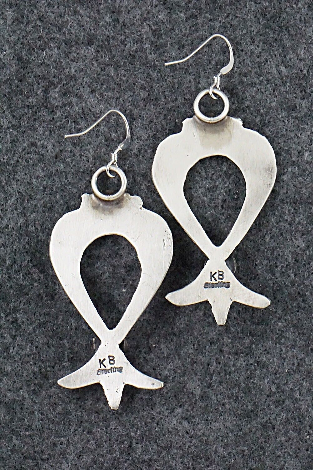 Turquoise & Sterling Silver Earrings - Linberg Billah