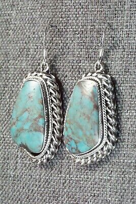 Turquoise & Sterling Silver Earrings - Sharon McCarthy