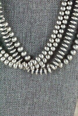 4 Strand Sterling Silver Pearl Necklace - Jan Mariano - High Lonesome Trading