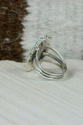 Navajo Turquoise and Sterling Silver Ring - Garrison Boyd - Size 6.5