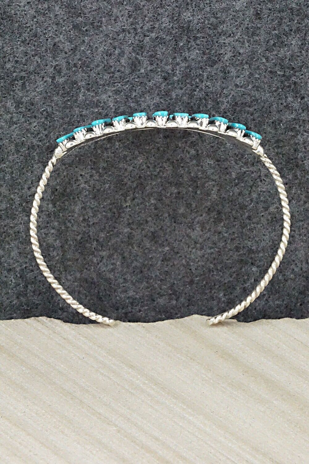 Turquoise & Sterling Silver Bracelet - Carlene Hattie