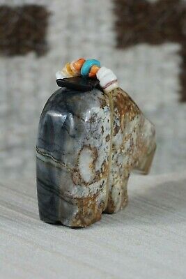 Bear Zuni Fetish Carving - Tony Laiwakete - High Lonesome Trading