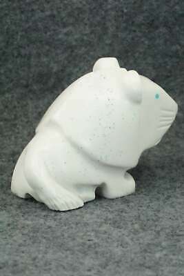 Lion Zuni Fetish Carving - Gilbert Lonjose