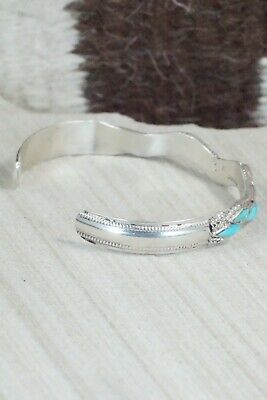 Turquoise & Sterling Silver Bracelet - Steve Wallace