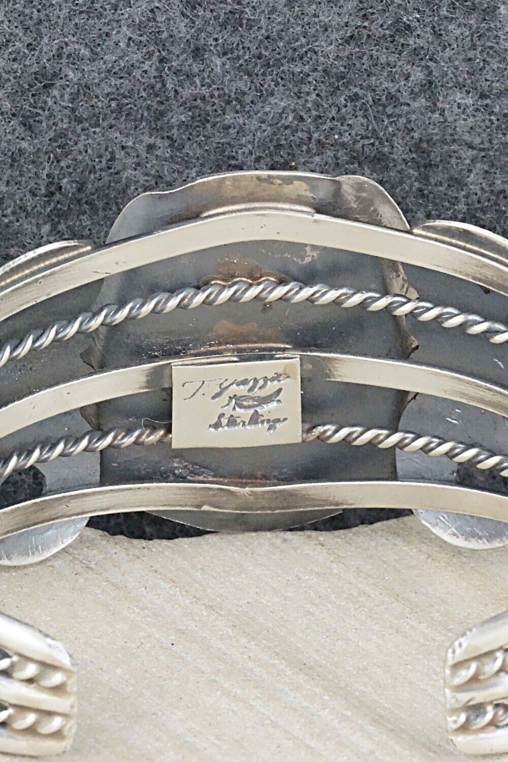 Turquoise & Sterling Silver Bracelet - Tim Yazzie