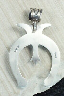 Turquoise and Sterling Silver Naja Pendant - Mary Cayatineto