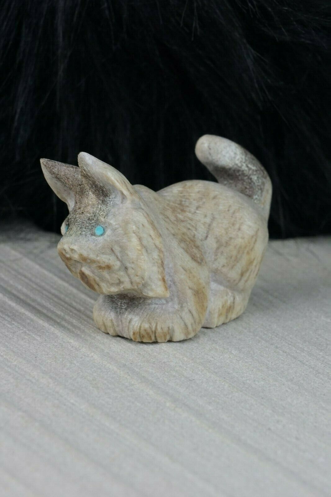Dog - Zuni Fetish - Maxx Laate - Zuni Dog Carving - Native American - High Lonesome Trading