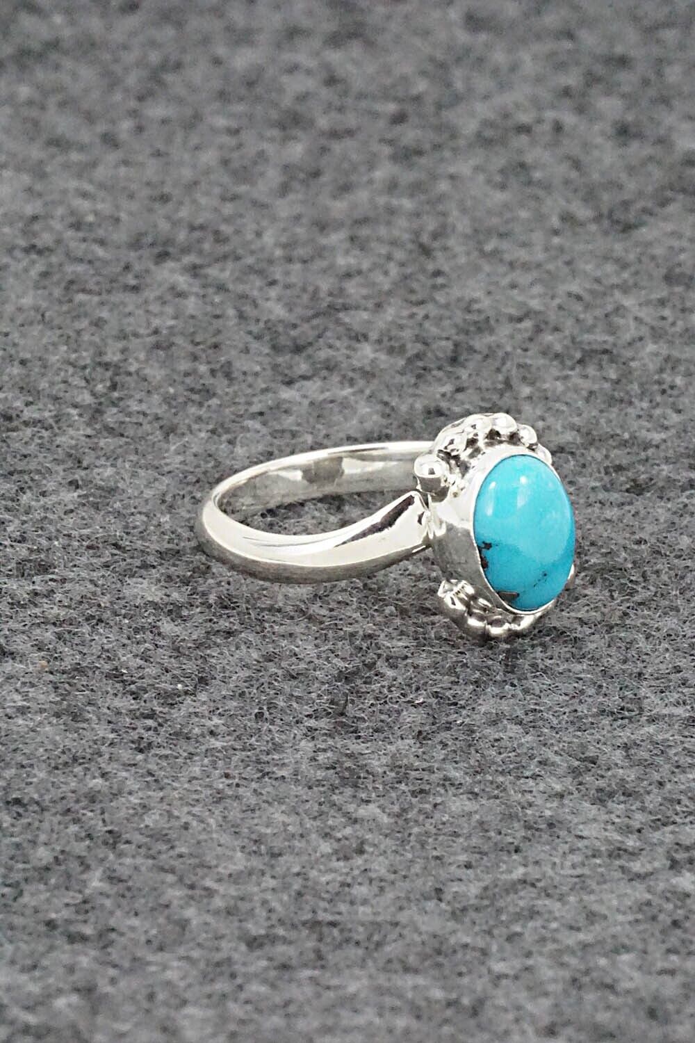 Turquoise & Sterling Silver Ring - William Begay - Size 6