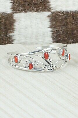 Coral & Sterling Silver Bracelet - Max Calladitto