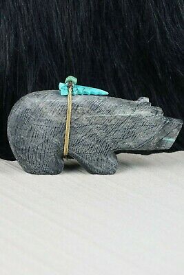 Bear Zuni Fetish Carving - Douglas Martza - High Lonesome Trading