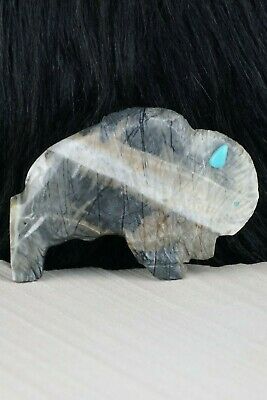 Buffalo Zuni Fetish Carving - Kevin Quam - High Lonesome Trading