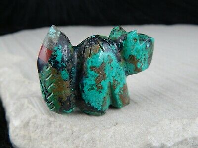 Fox Zuni Fetish Carving - Brandon Phillips - High Lonesome Trading