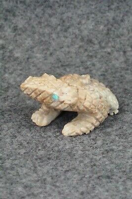 Horned Toad Zuni Fetish Carving - Jonas Hustito