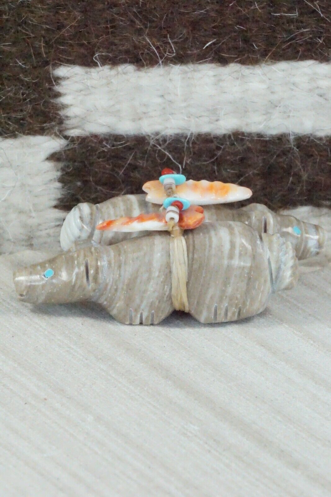 Wolf Zuni Fetish Carving - Peter Gasper