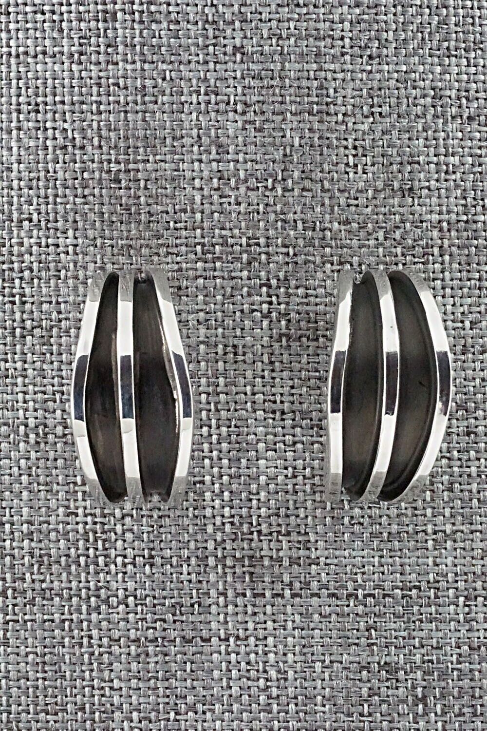 Sterling Silver Hoop Earrings - Tom Hawk