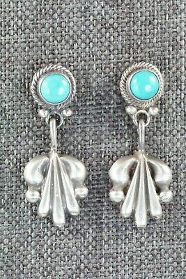 Turquoise & Sterling Silver Earrings - Annie Spencer