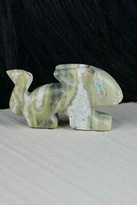 Rabbit Zuni Fetish Carving - Cameron Nastacio - High Lonesome Trading