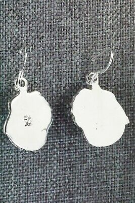 Turquoise & Sterling Silver Earrings - Roberta Begay