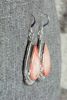 Spiny Oyster & Sterling Silver Earrings - Sharon McCarthy