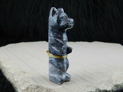 Bear Zuni Fetish  Carving - Peter Gasper - High Lonesome Trading