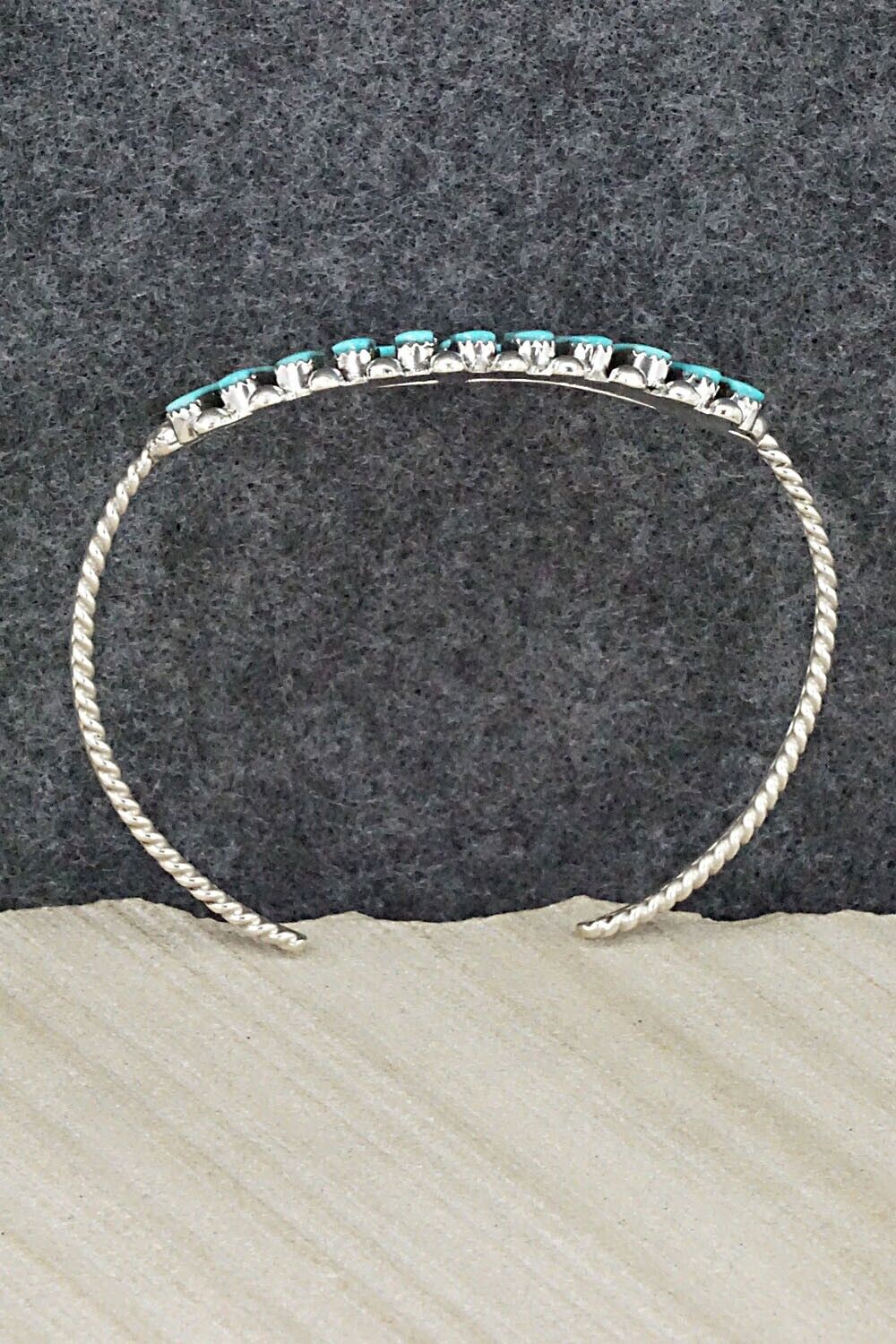 Turquoise & Sterling Silver Bracelet - Carlene Hattie