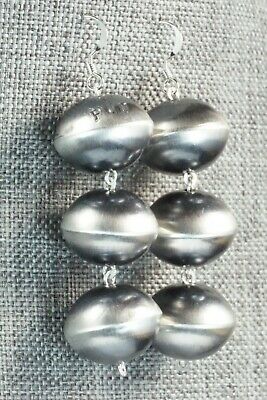 Sterling Silver Navajo Pearl Earrings - Preston Haley