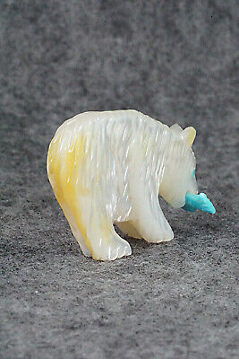 Bear Zuni Fetish Carving - Andres Quandelacy